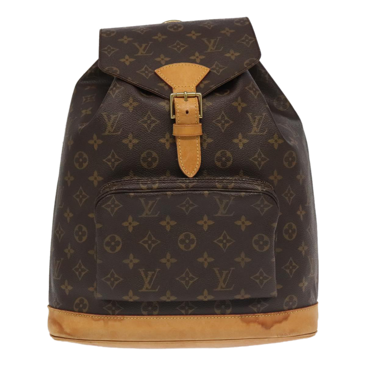 LOUIS VUITTON Monogram Montsouris GM Backpack M51135 LV Auth 98612