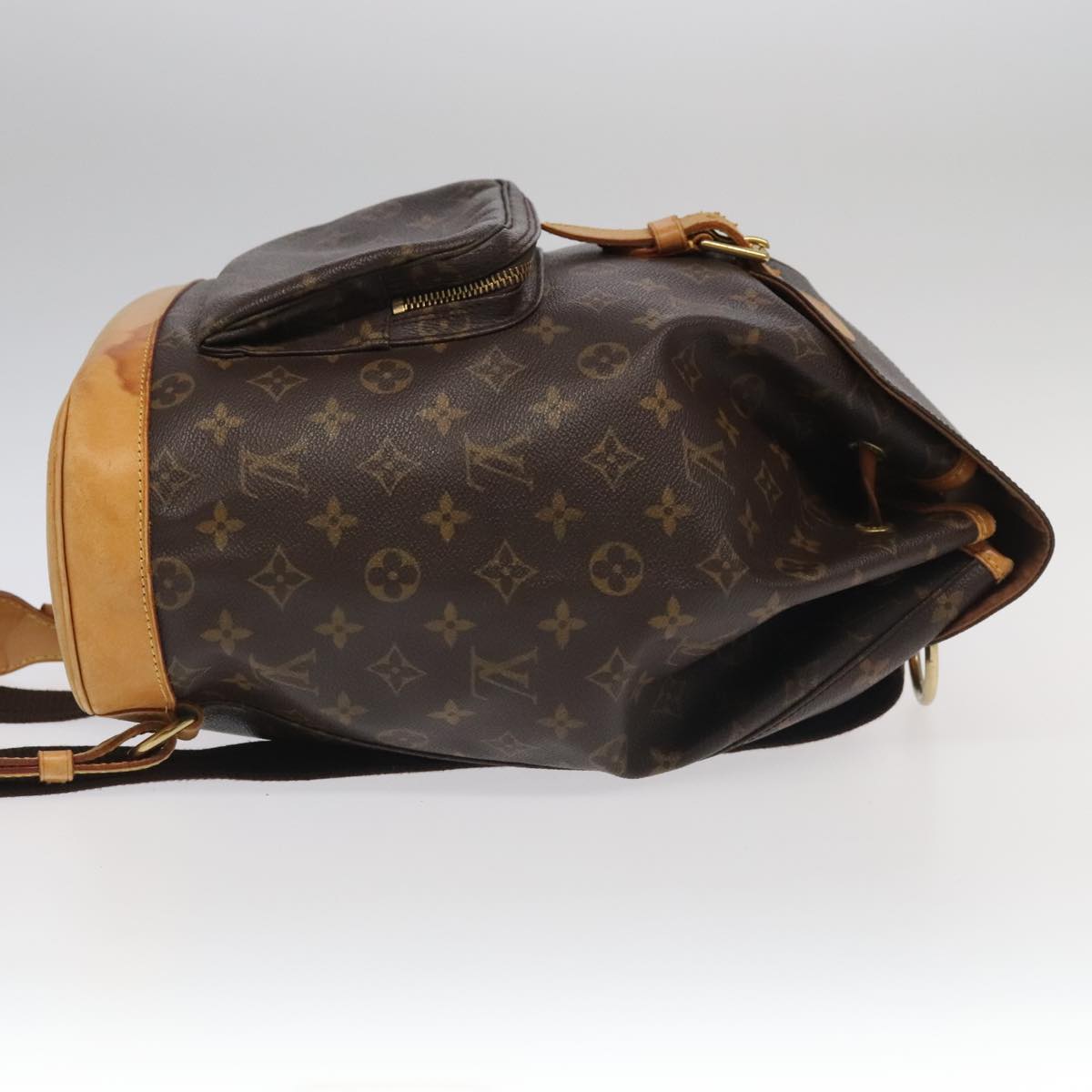 LOUIS VUITTON Monogram Montsouris GM Backpack M51135 LV Auth 98612