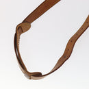 LOUIS VUITTON Adjustable Shoulder Strap Leather 35.8""""""""-42.9"""""""" Beige Auth 98613-13