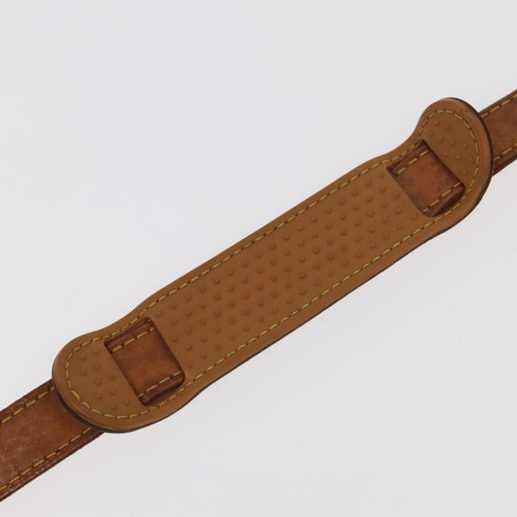 LOUIS VUITTON Adjustable Shoulder Strap Leather 35.8""""""""-42.9"""""""" Beige Auth 98613