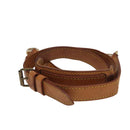 LOUIS VUITTON Adjustable Shoulder Strap Leather 35.8""""""""-42.9"""""""" Beige Auth 98613-3