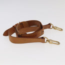 LOUIS VUITTON Adjustable Shoulder Strap Leather 35.8""""""""-42.9"""""""" Beige Auth 98613-4