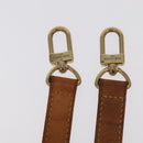LOUIS VUITTON Adjustable Shoulder Strap Leather 35.8""""""""-42.9"""""""" Beige Auth 98613-7