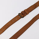 LOUIS VUITTON Adjustable Shoulder Strap Leather 35.8""""""""-42.9"""""""" Beige Auth 98613-9