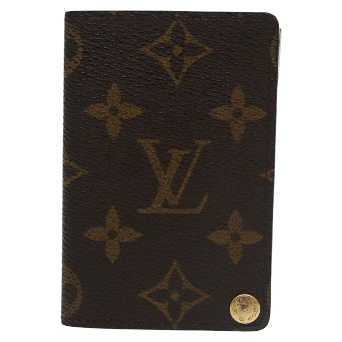 LOUIS VUITTON Monogram Porte Cartes Credit Pression Case M60937 LV Auth 98614 - 0