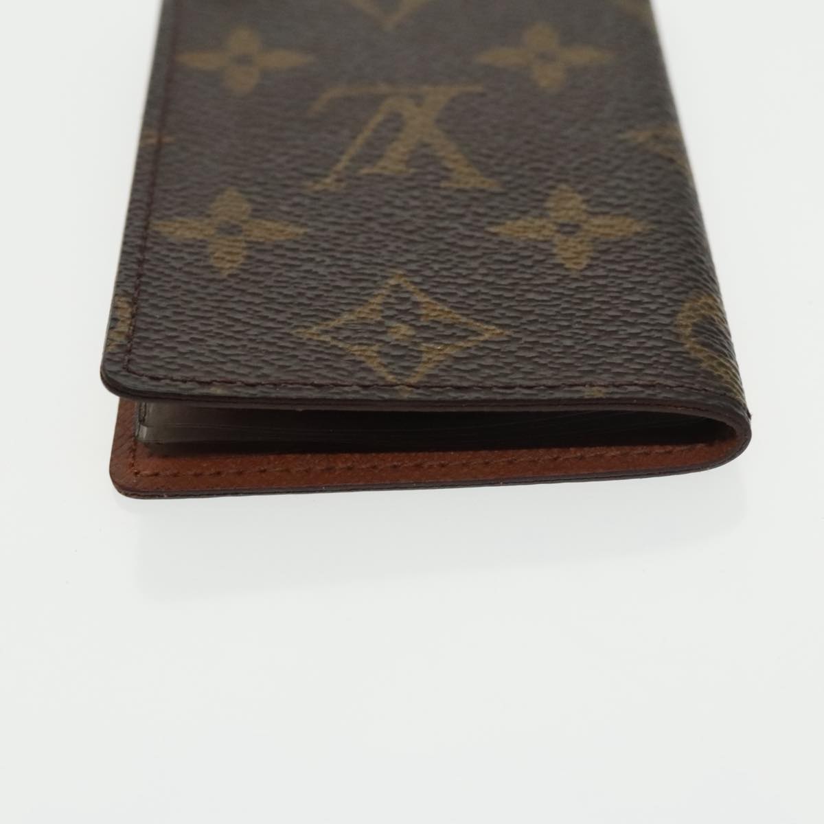 LOUIS VUITTON Monogram Porte Cartes Credit Pression Case M60937 LV Auth 98614