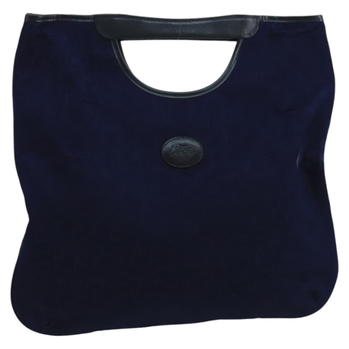 CELINE C Macadam Canvas Noevir Collaboration Hand Bag Navy Auth 98622