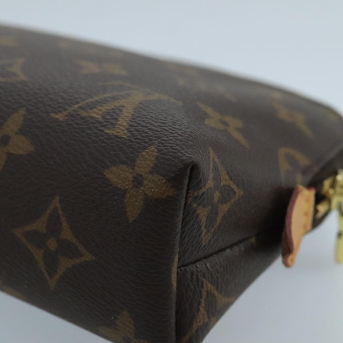 LOUIS VUITTON Monogram Pochette Cosmetic GM Cosmetic Pouch M47353 Auth 98624