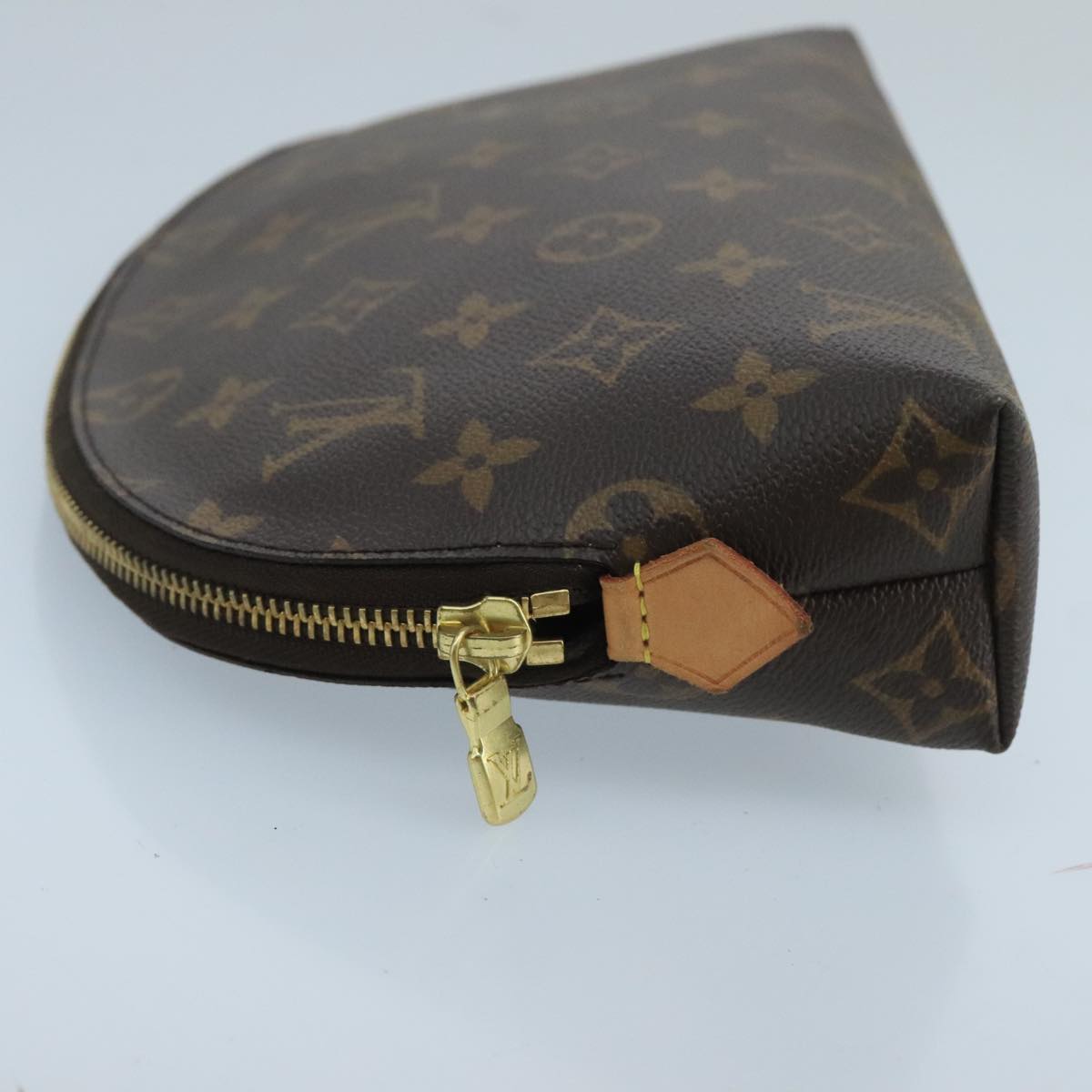 LOUIS VUITTON Monogram Pochette Cosmetic GM Cosmetic Pouch M47353 Auth 98624