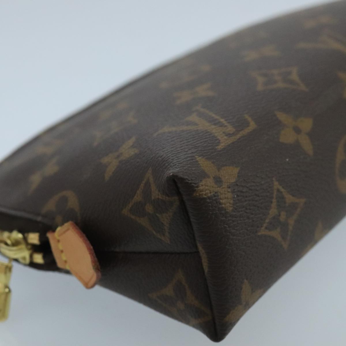 LOUIS VUITTON Monogram Pochette Cosmetic GM Cosmetic Pouch M47353 Auth 98624