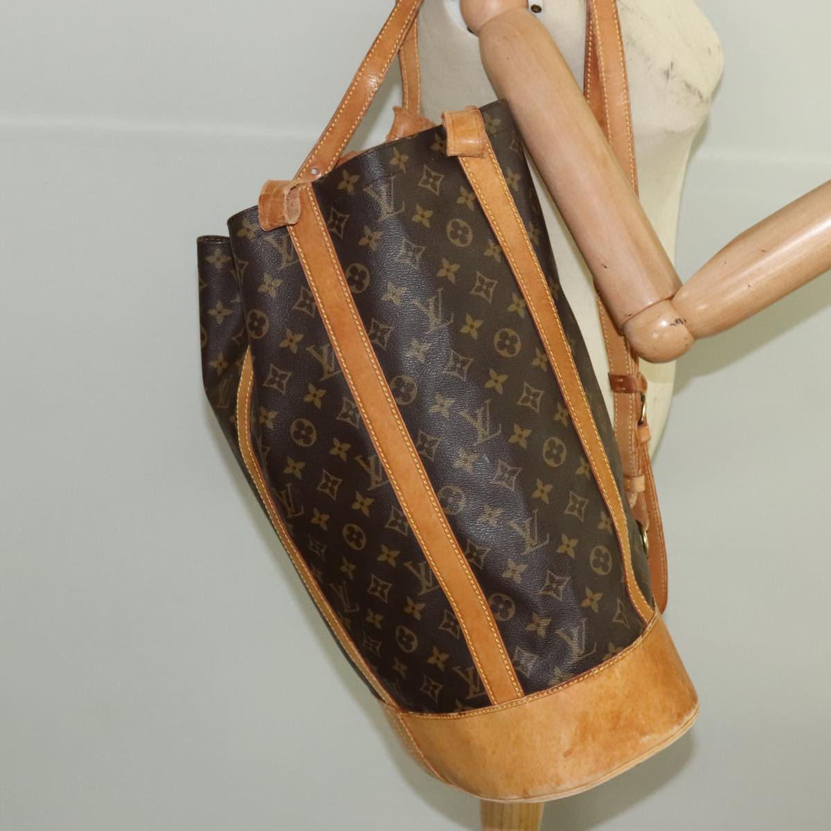 LOUIS VUITTON Monogram Randonnee GM Shoulder Bag M42244 LV Auth 98632