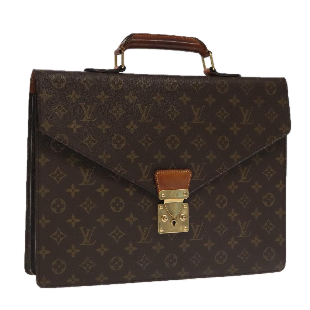 LOUIS VUITTON Monogram Serviette Conseiller Briefcase M53331 LV Auth 98633