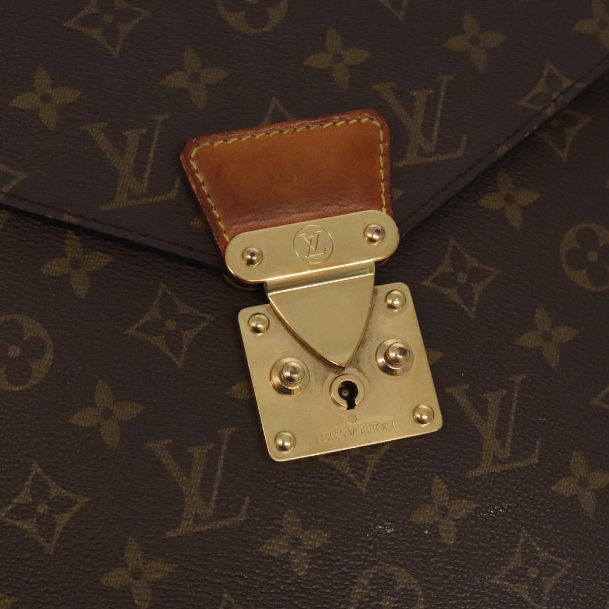 LOUIS VUITTON Monogram Serviette Conseiller Briefcase M53331 LV Auth 98633