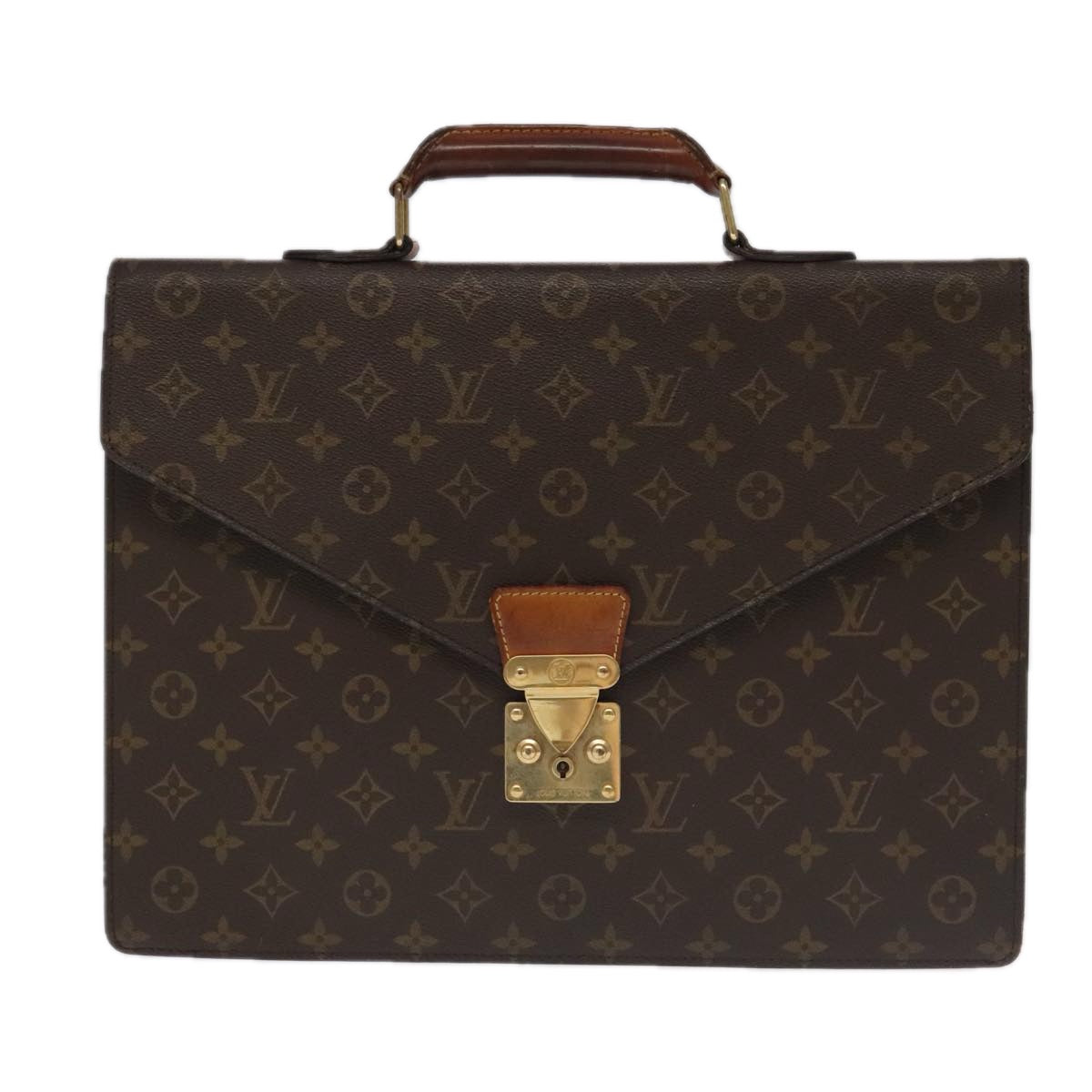 LOUIS VUITTON Monogram Serviette Conseiller Briefcase M53331 LV Auth 98633