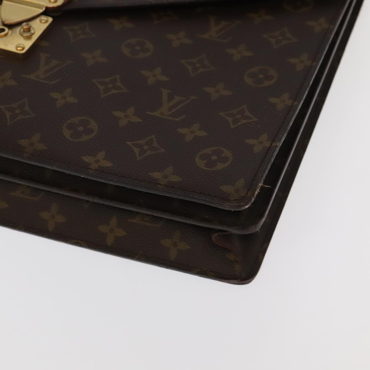 LOUIS VUITTON Monogram Serviette Conseiller Briefcase M53331 LV Auth 98633