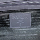 PRADA Boston Bag Nylon 2way Green Silver Auth 98649-19