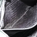 PRADA Boston Bag Nylon 2way Green Silver Auth 98649-22