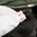 PRADA Boston Bag Nylon 2way Green Silver Auth 98649-12