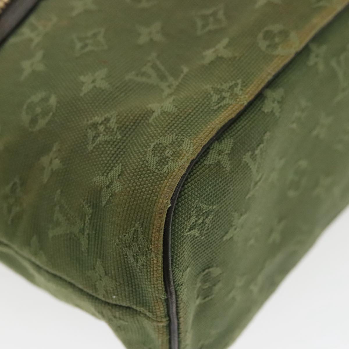 LOUIS VUITTON Monogram Mini Lucille PM Hand Bag TST Khaki M92682 LV Auth 98664