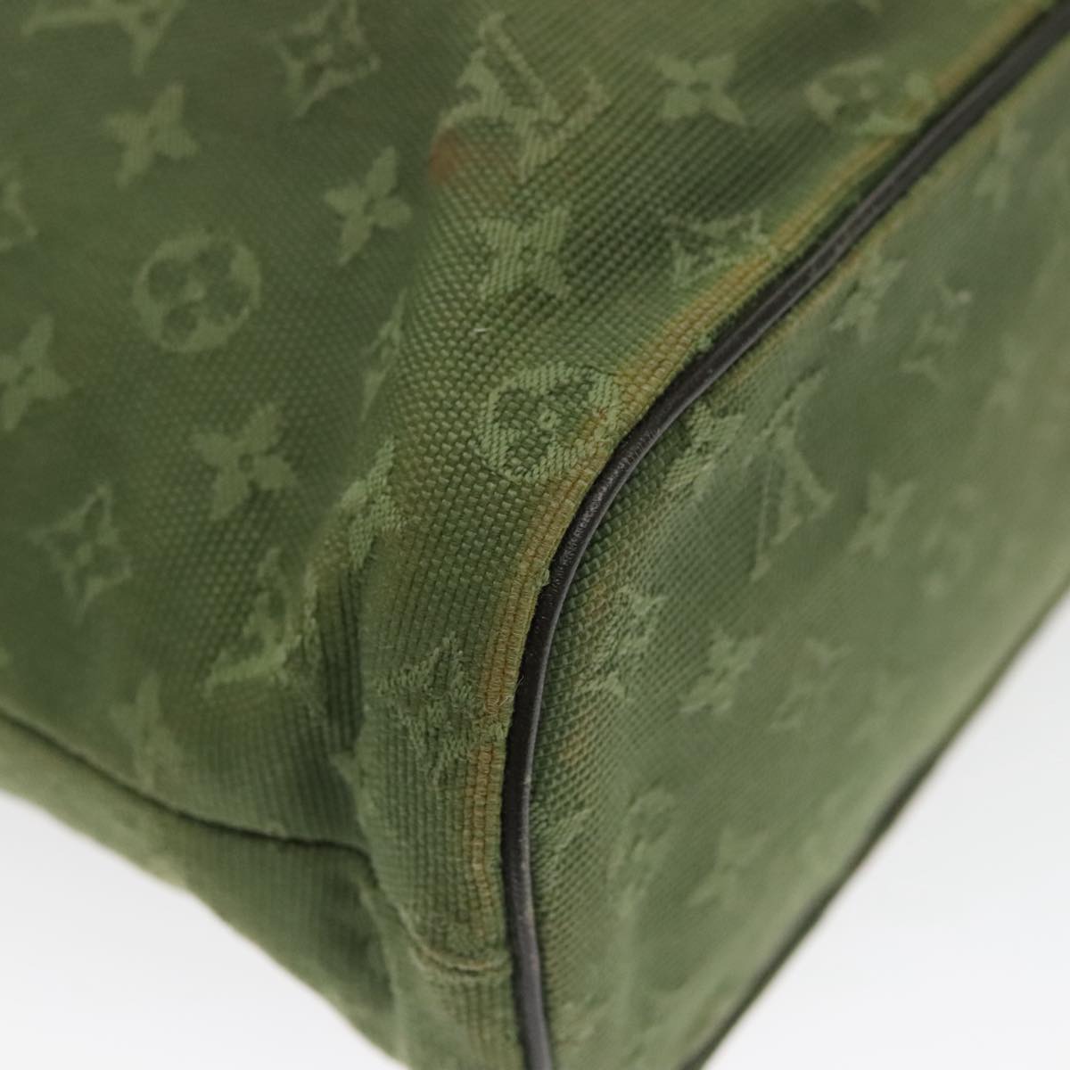 LOUIS VUITTON Monogram Mini Lucille PM Hand Bag TST Khaki M92682 LV Auth 98664