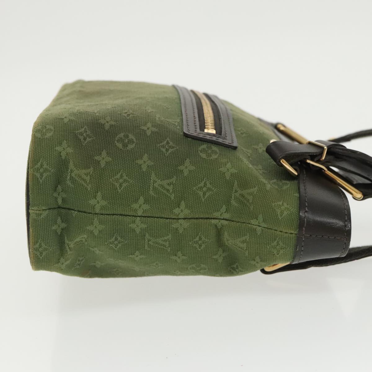 LOUIS VUITTON Monogram Mini Lucille PM Hand Bag TST Khaki M92682 LV Auth 98664