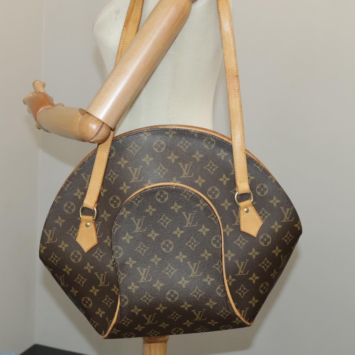 LOUIS VUITTON Monogram Ellipse Shopping Shoulder Bag M51128 LV Auth 98684