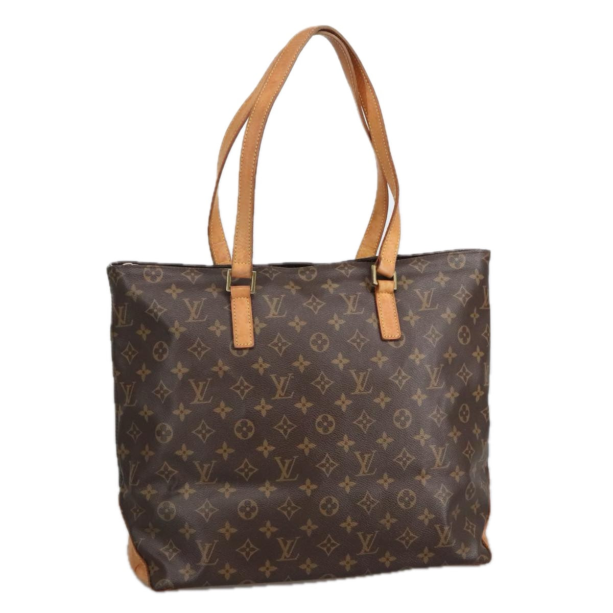 LOUIS VUITTON Monogram Cabas Mezzo Tote Bag M51151 LV Auth 98688