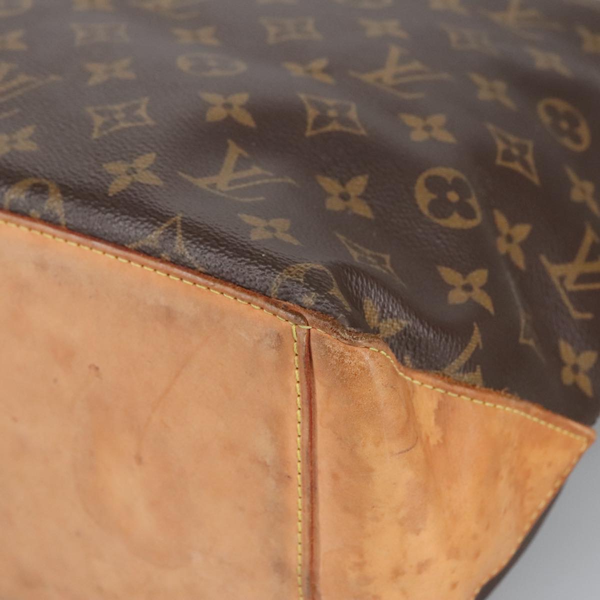 LOUIS VUITTON Monogram Cabas Mezzo Tote Bag M51151 LV Auth 98688