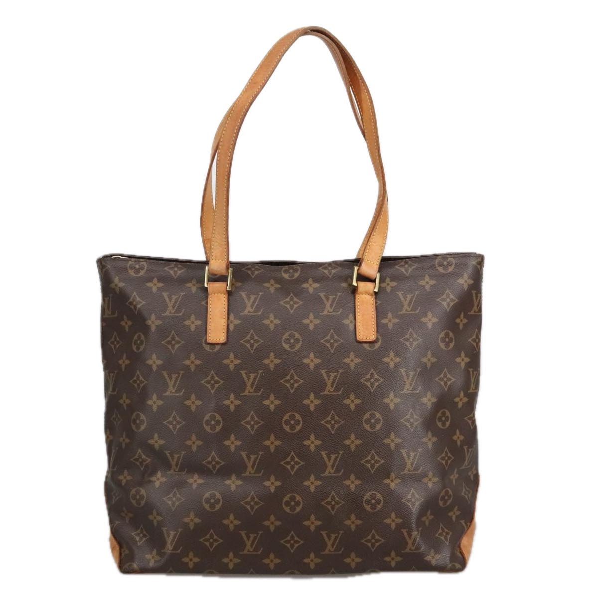 LOUIS VUITTON Monogram Cabas Mezzo Tote Bag M51151 LV Auth 98688