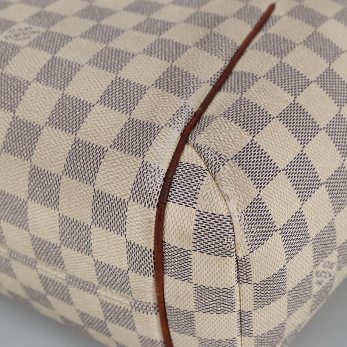 LOUIS VUITTON Damier Azur Totally PM Tote Bag N41280 LV Auth 98713