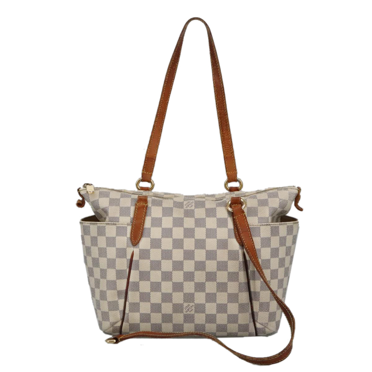 LOUIS VUITTON Damier Azur Totally PM Tote Bag N41280 LV Auth 98713