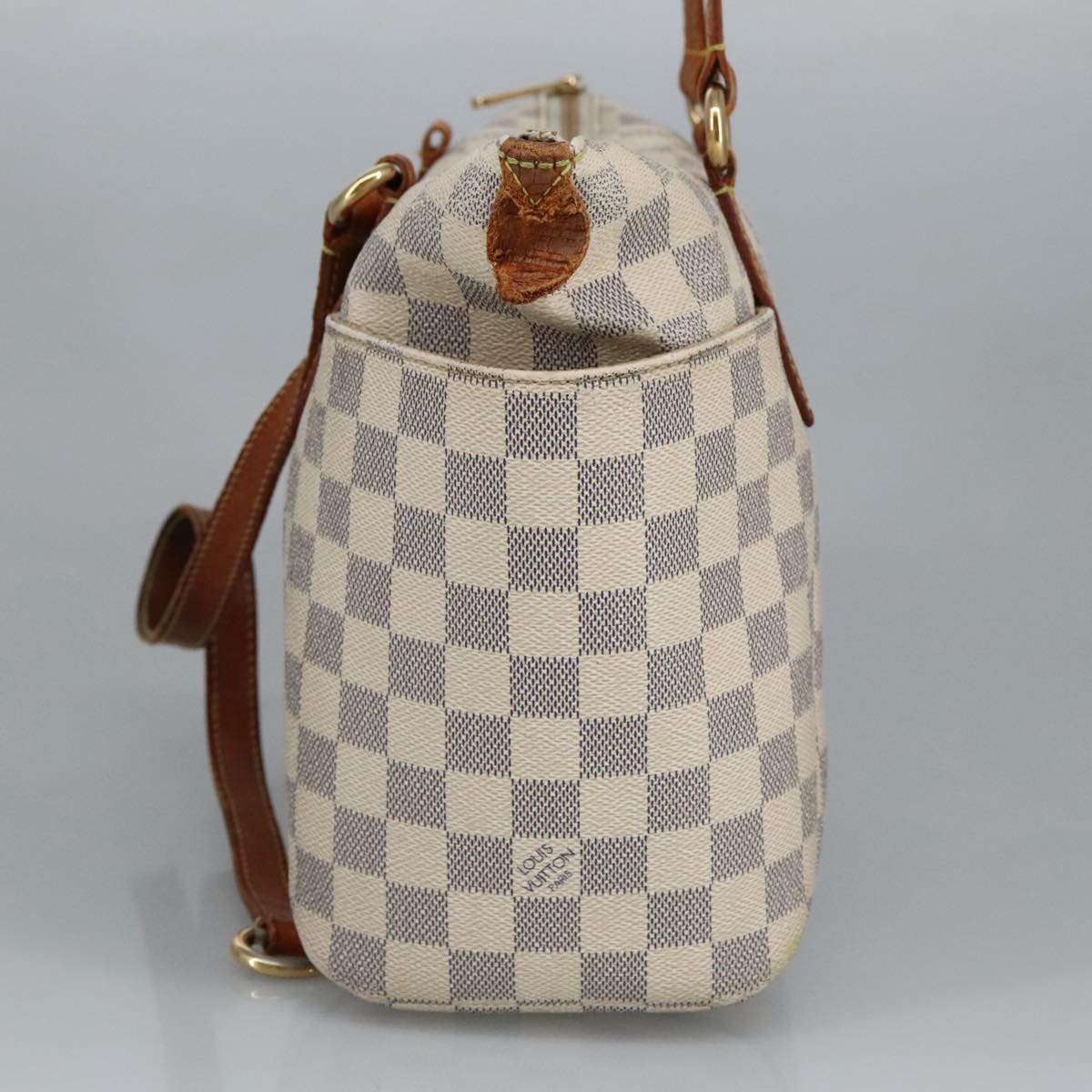 LOUIS VUITTON Damier Azur Totally PM Tote Bag N41280 LV Auth 98713