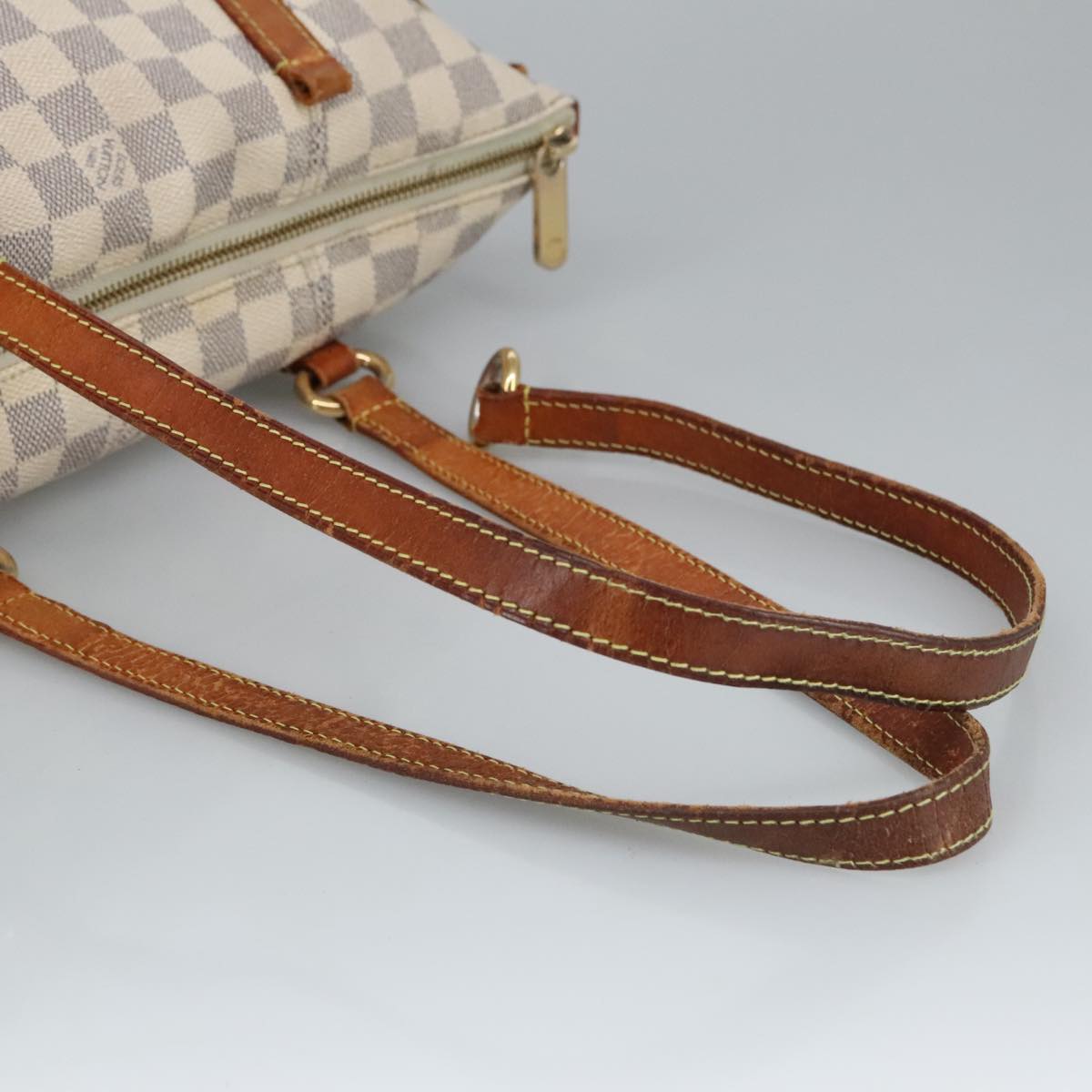 LOUIS VUITTON Damier Azur Totally PM Tote Bag N41280 LV Auth 98713