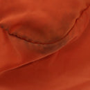 PRADA Tote Bag Nylon 2way Orange Silver Auth 98724-15