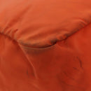 PRADA Tote Bag Nylon 2way Orange Silver Auth 98724-16