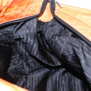 PRADA Tote Bag Nylon 2way Orange Silver Auth 98724-20