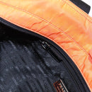 PRADA Tote Bag Nylon 2way Orange Silver Auth 98724-22
