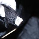 PRADA Tote Bag Nylon 2way Orange Silver Auth 98724-11