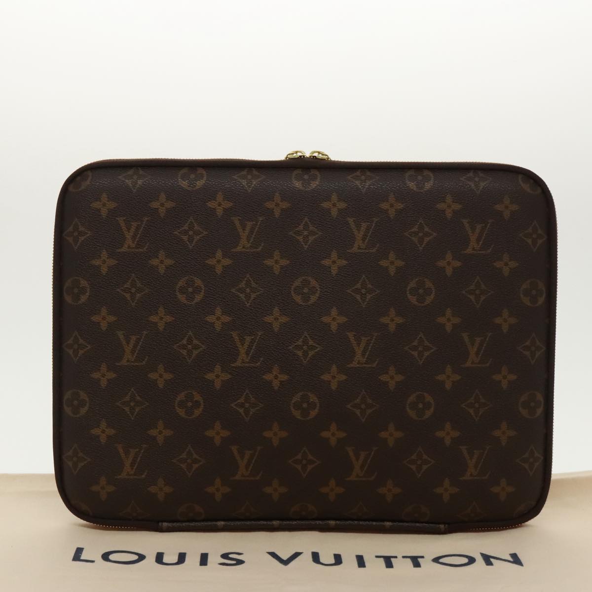 LOUIS VUITTON Monogram Computer Sleeve PM PC Case M56396 LV Auth 98732