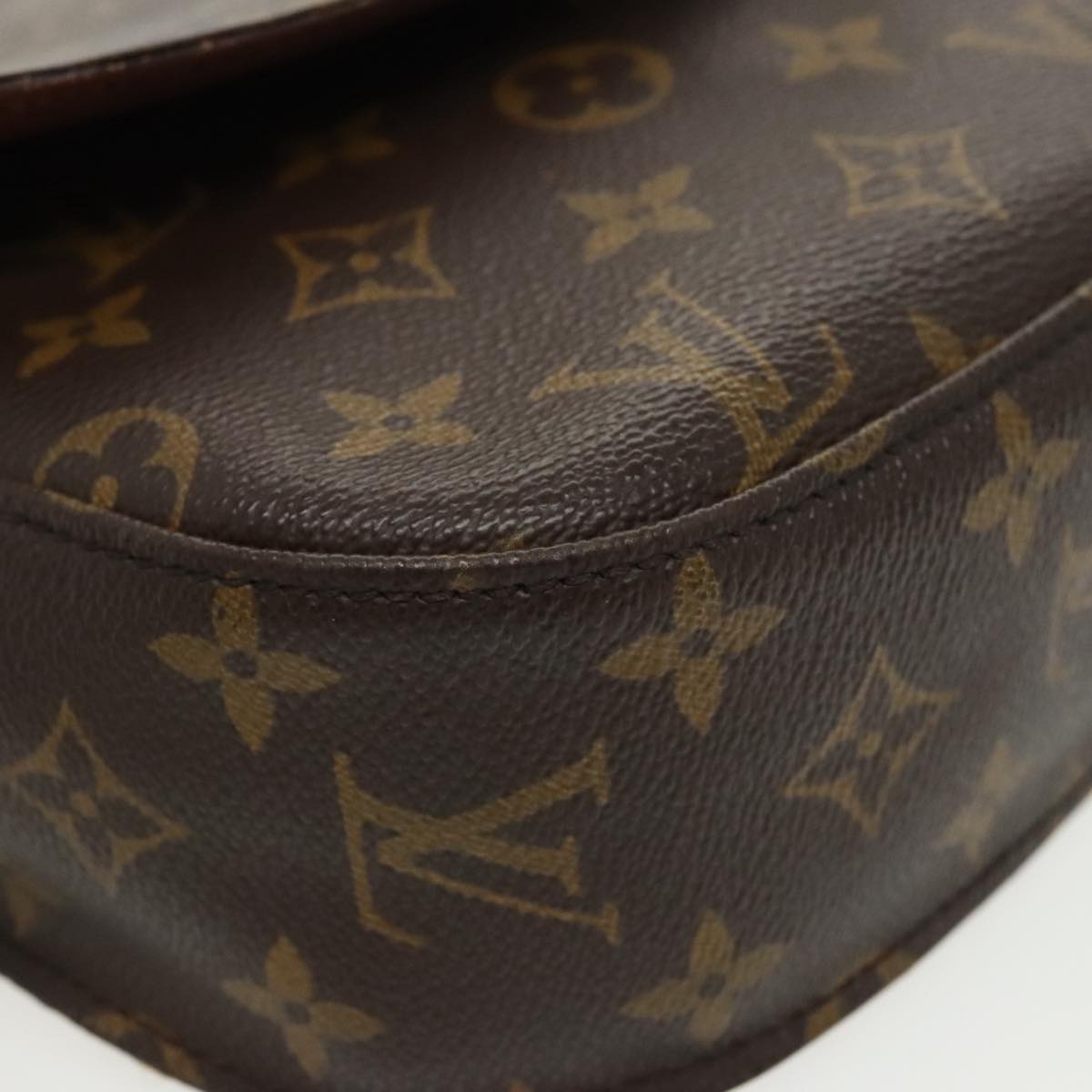 LOUIS VUITTON Monogram Saint Cloud GM Shoulder Bag M51242 LV Auth 98740