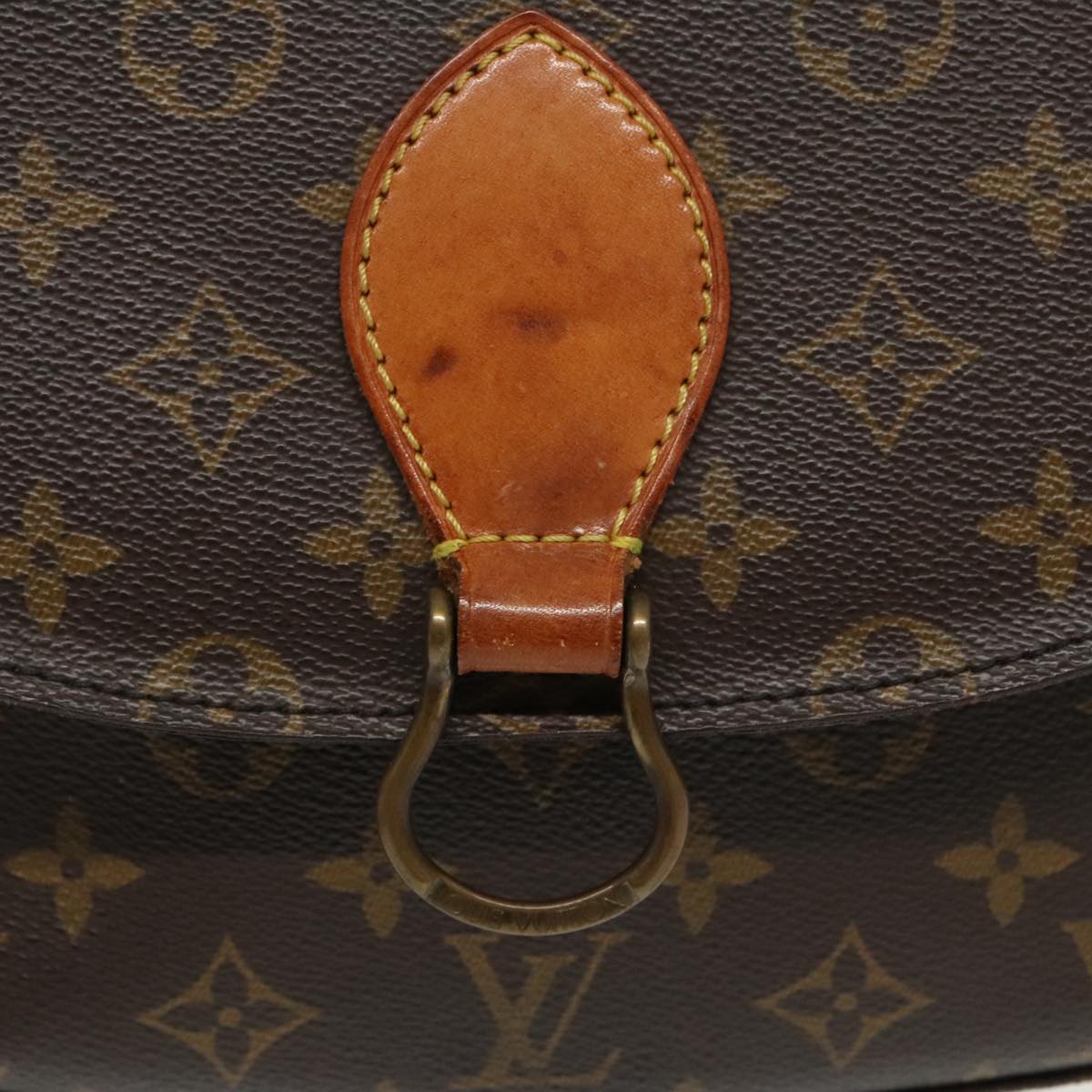 LOUIS VUITTON Monogram Saint Cloud GM Shoulder Bag M51242 LV Auth 98740