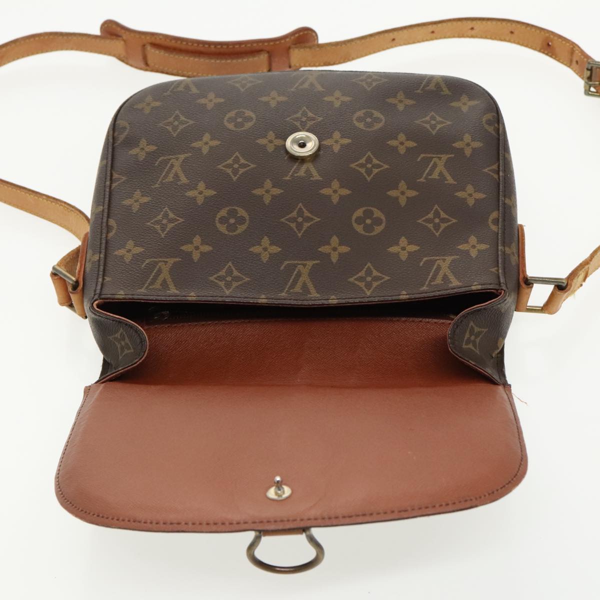 LOUIS VUITTON Monogram Saint Cloud GM Shoulder Bag M51242 LV Auth 98740