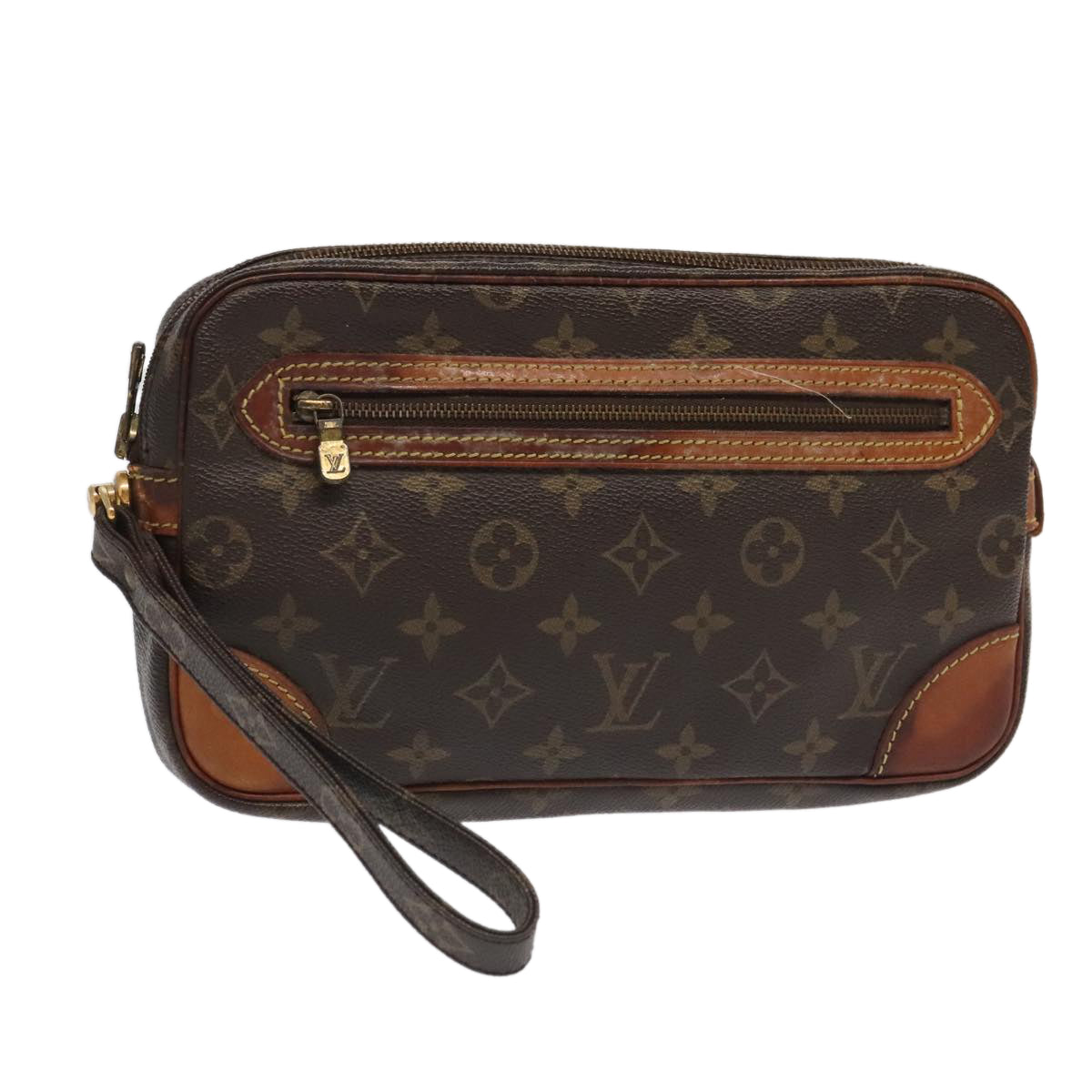 LOUIS VUITTON Monogram Marly Dragonne GM Clutch Bag M51825 LV Auth 98751