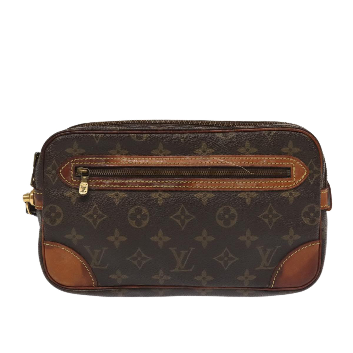 LOUIS VUITTON Monogram Marly Dragonne GM Clutch Bag M51825 LV Auth 98751