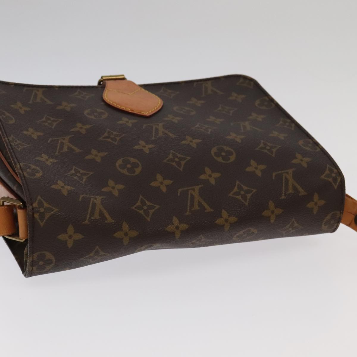 LOUIS VUITTON Monogram Cartouchiere GM Shoulder Bag M51252 LV Auth 98759