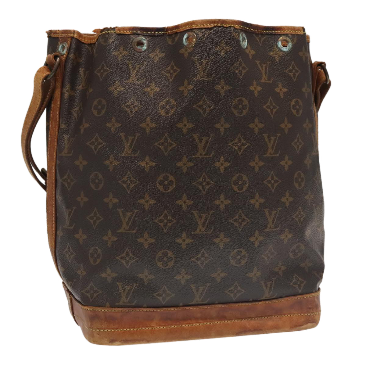 LOUIS VUITTON Monogram Noe Shoulder Bag M42224 LV Auth 98763