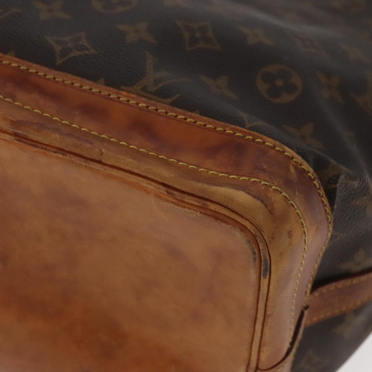 LOUIS VUITTON Monogram Noe Shoulder Bag M42224 LV Auth 98763