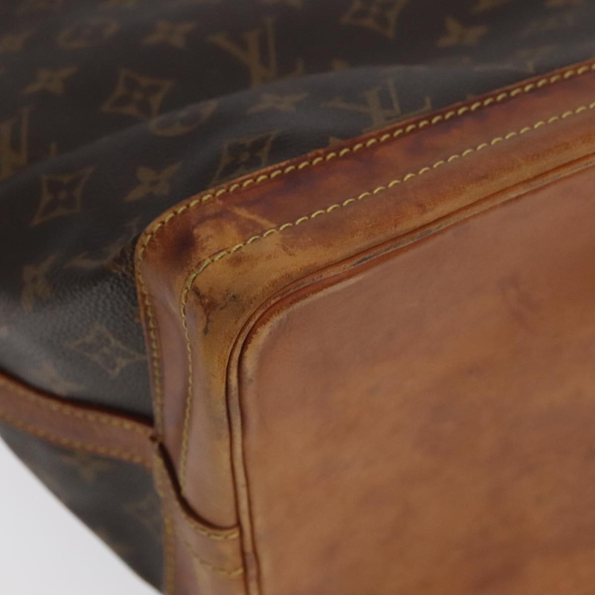 LOUIS VUITTON Monogram Noe Shoulder Bag M42224 LV Auth 98763