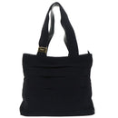 Salvatore Ferragamo Tote Bag Canvas Navy Gold Auth 98764-13