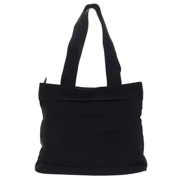 Salvatore Ferragamo Tote Bag Canvas Navy Gold Auth 98764 - 0